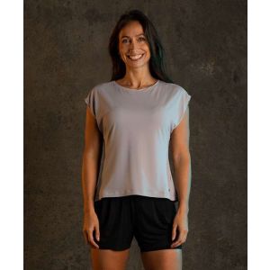 Tee-shirt de running respirant et chic AERTH Track Series Short Rose pour Femme - AEW222TST-TW