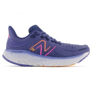 Chaussures entraînement running premium pour coureuses à foulée neutre New Balance Fresh Foam X 1080v12 Night sky avec vibrant orange et vibrant pink pour femme | W1080L12-B_1