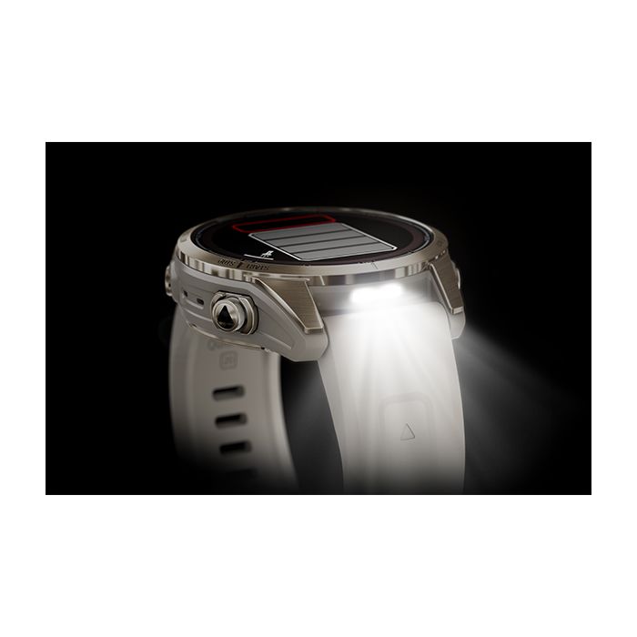 GARMIN Fenix 6 Solar - Montre connectée - Silver avec bracelet