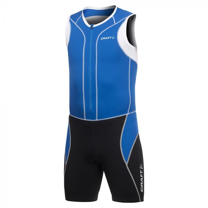 Rubber Worden Zuidoost Craft Tri Fonction Triathlon Suit Bleue et Noire pour Homme