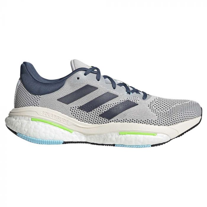 Chaussures running adidas Homme, adidas Solarglide 5 M Dash Grey / Shadow  Navy / Solar Green pour homme