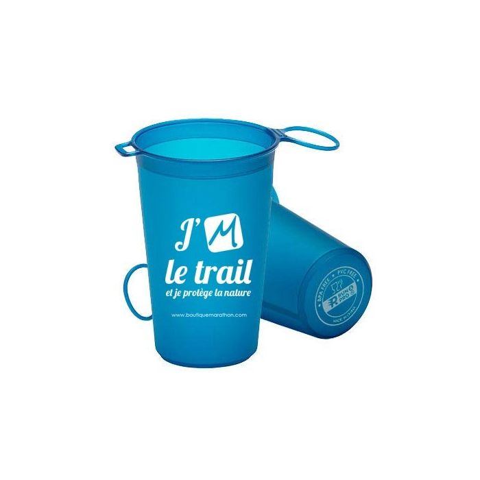 Accessoires hydratation Boutique Marathon, Gobelet souple Boutique  Marathon Eco Cup 200ml Blue