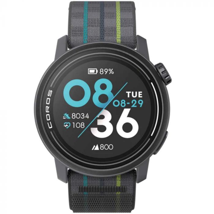 Montre de sport GPS Premium COROS PACE 3 avec bracelet Nylon Noir