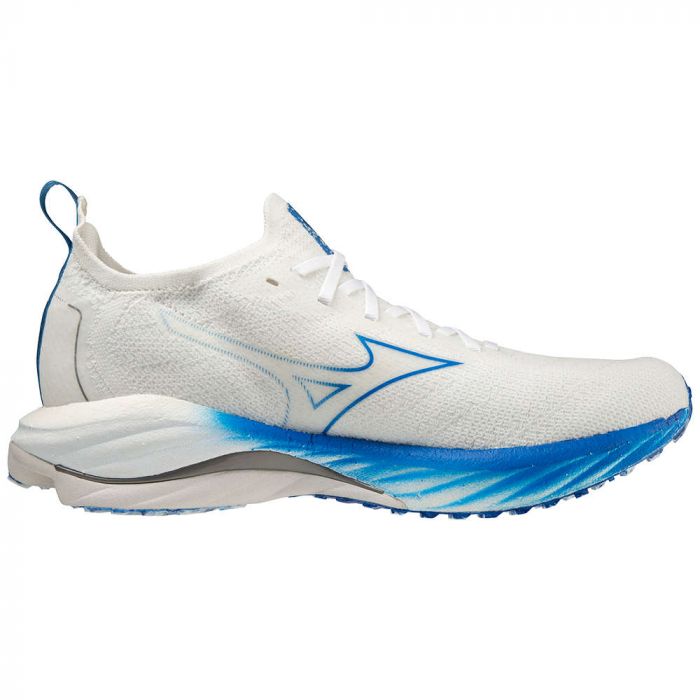 Afstoting Laan Mok Chassure de running Homme MIZUNO WAVE NEO WIND Homme Undyed White/Peace  Blue|J1GC227801