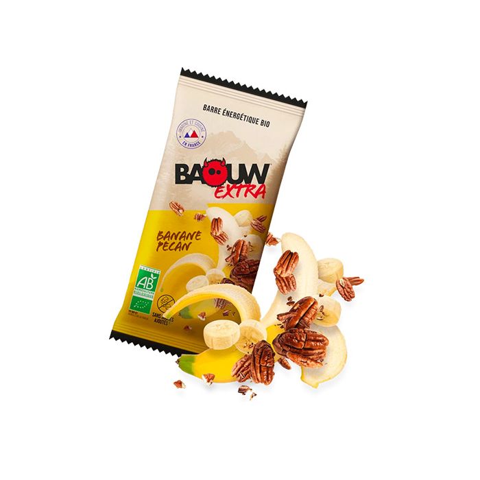 BAOUW Baouw Extra Banane - Pécan Barre énergétique de 50g