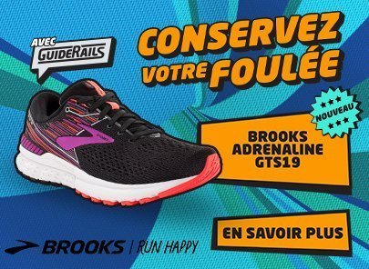 L’Adrenaline GTS 19 de Brooks: la chaussure de course innovante et universelle